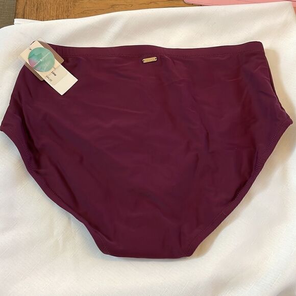 RAISINS CURVE NEW WITH TAGS WINE COLORED BIKINI BOTTOM.  NEW WITH TAGS - Picture 3 of 7